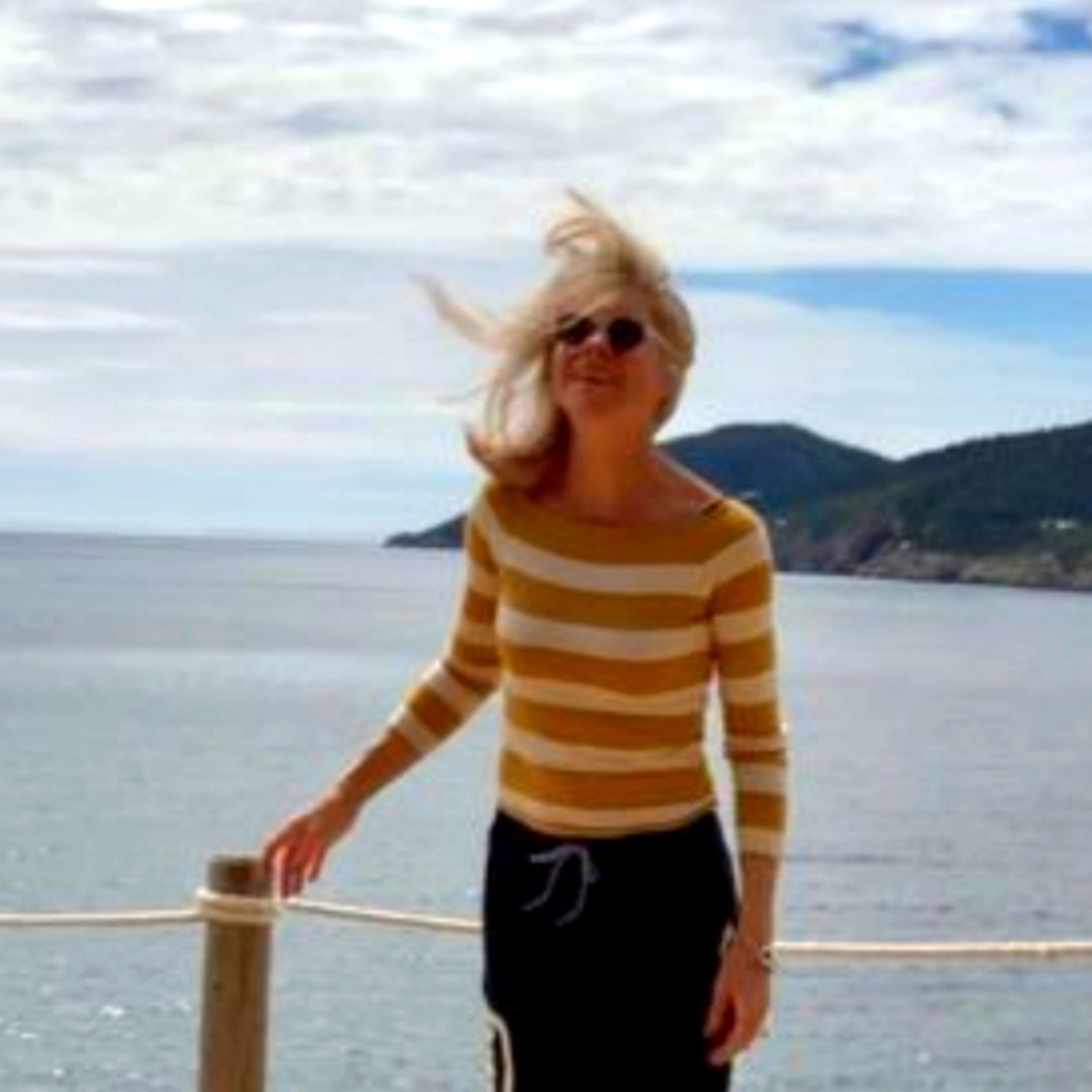 H&M Yellow and White Fitted Ribbed Long Sleeve Top - Picture 2 of 8